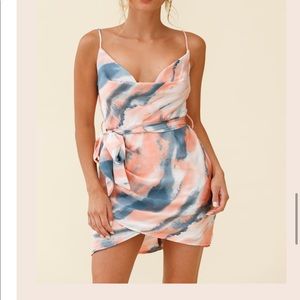 Selfie Leslie: Cowl neck Mini dress